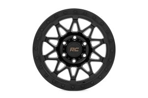 Wheel - Rough Country - 78 Series Simulated Beadlock - Black
